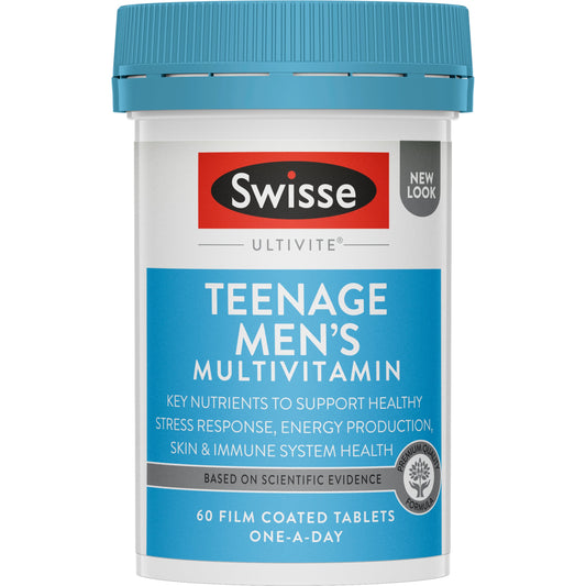 Swisse Teenage Men's Ultivite Multivitamin 60 Tablets