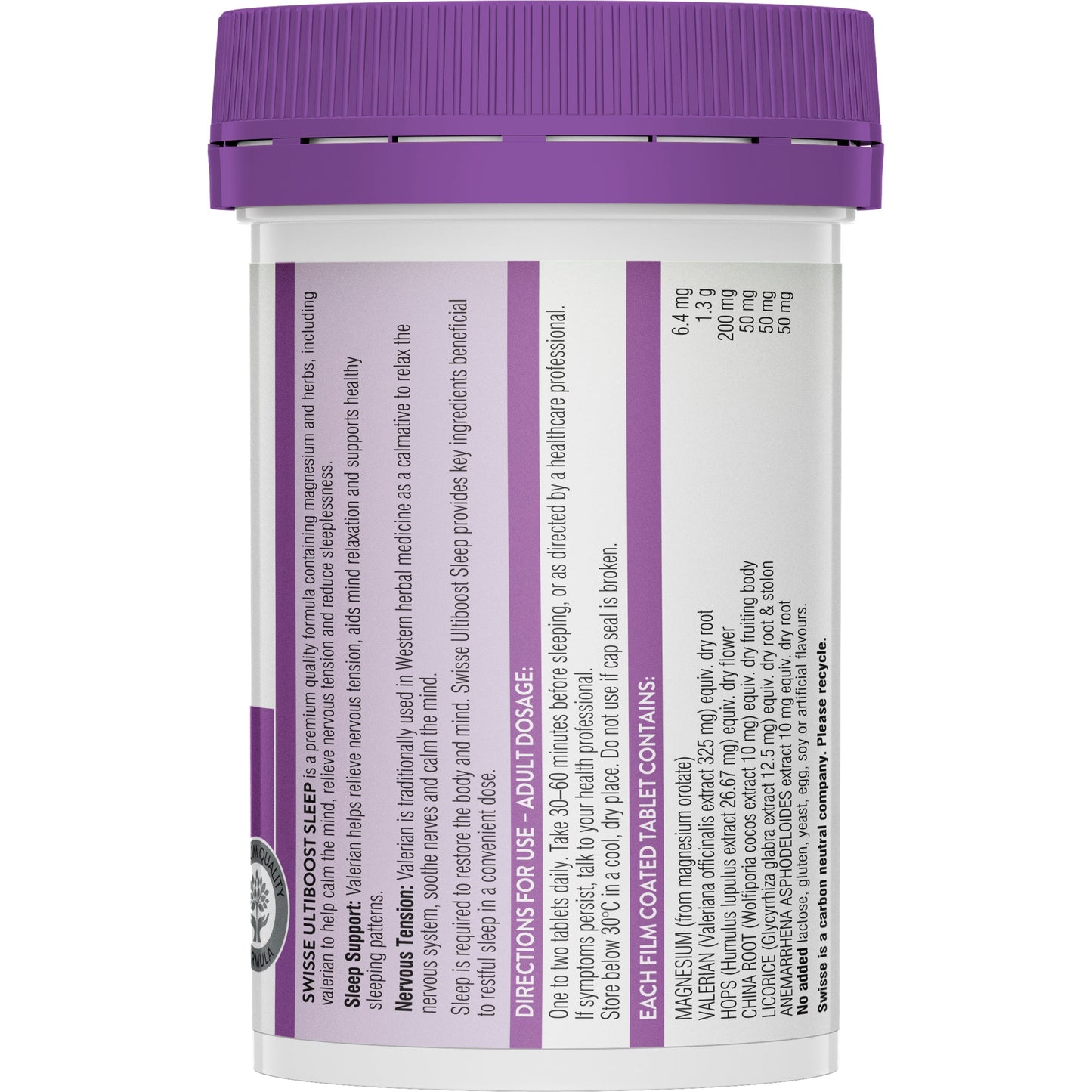 SWISSE Ultiboost Sleep 60 Tablets