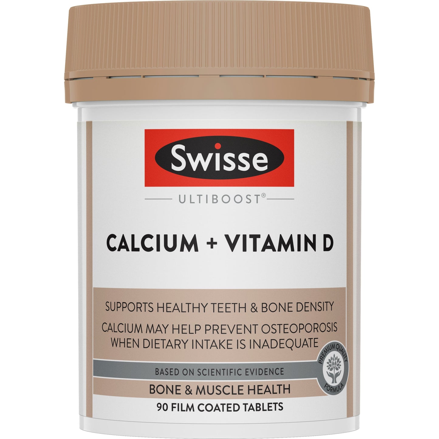 SWISSE Ultiboost Calcium + Vitamin D 90 Tablets