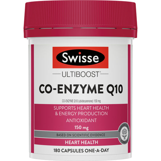 Swisse Ultiboost Co Enzyme Q10 150mg 180 Capsules