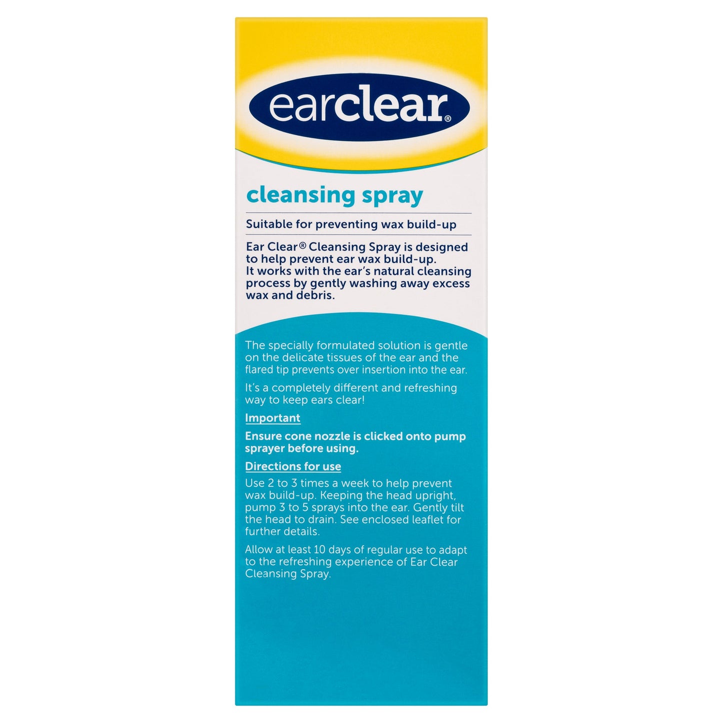 Ear Clear Ear Cleansing Spray 100ml