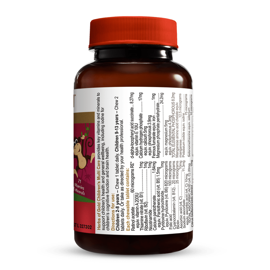 Herbs of Gold Children's Multi Care 60t chewable
