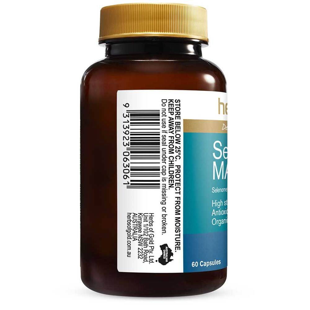 Herbs of Gold Selenium 150 Max 60c