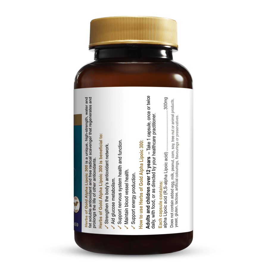 Herbs of Gold Alpha Lipoic 300 60c