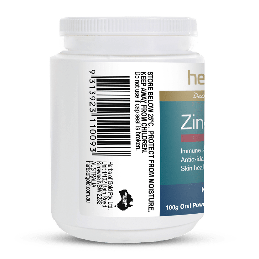 Herbs of Gold Zinc Forte + C 100g