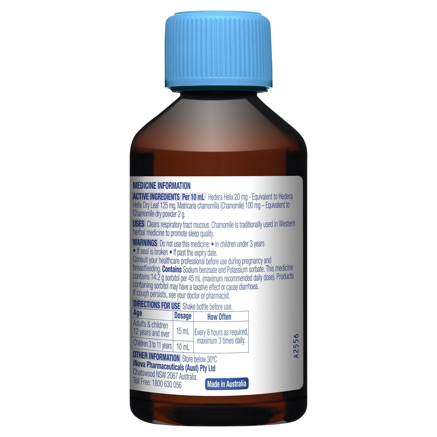 Duro Tuss Children's Cough Liquid Night Time 200mL