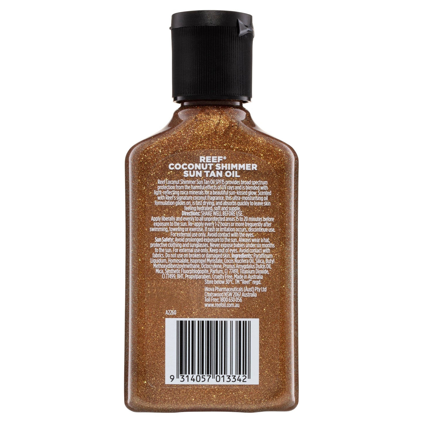 Reef Coconut Shimmer Oil Bronze Glow SPF15 125ml