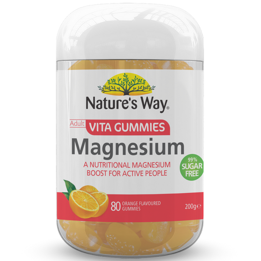 Nature's Way Adult Vita Gummies Magnesium Sugar Free 80s