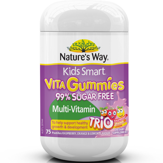 Nature's way KIDS SMART VITA GUMMIES SUGAR FREE MULTI-VITAMIN TRIO 75S