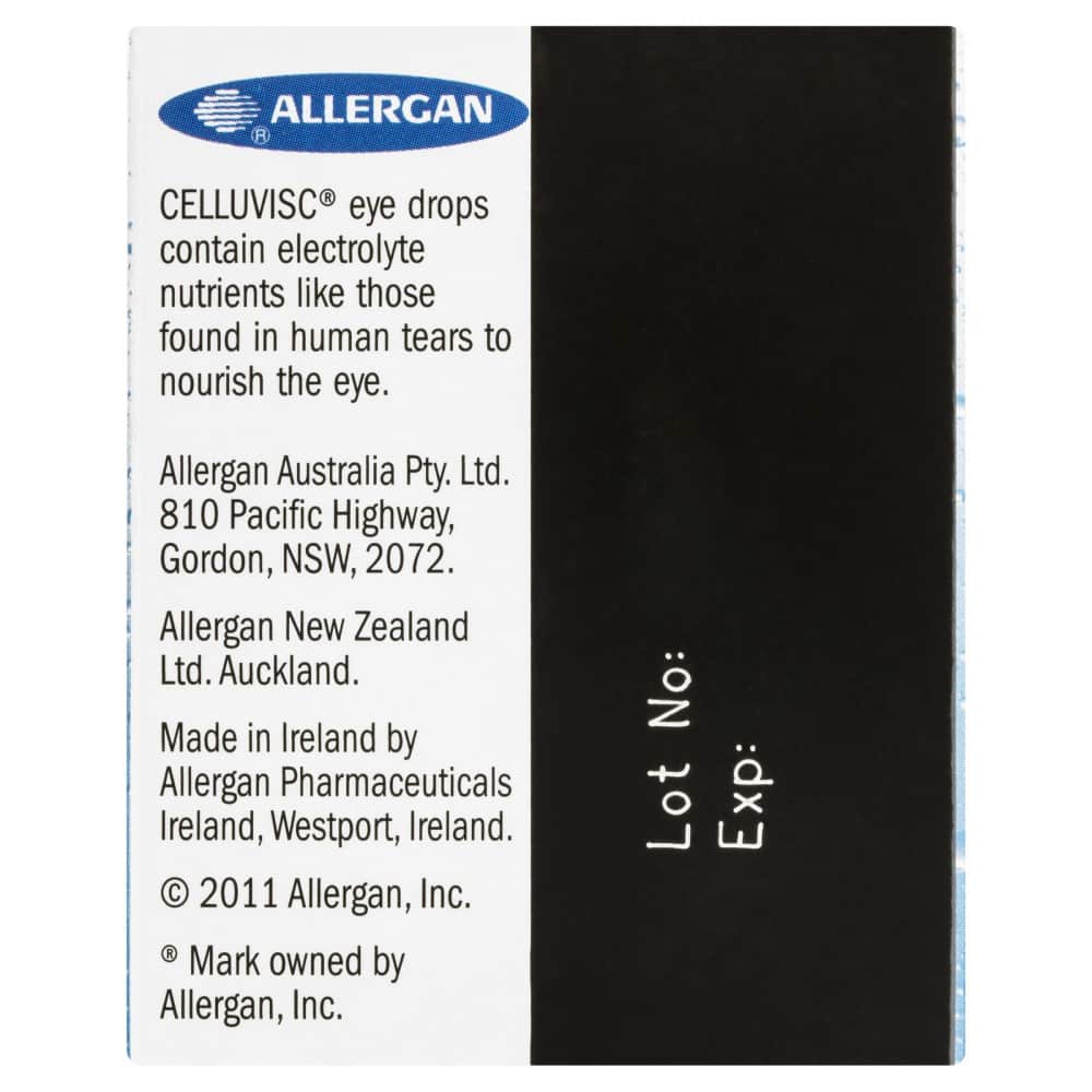 Celluvisc Eye Drops 30x0.4ml Vials