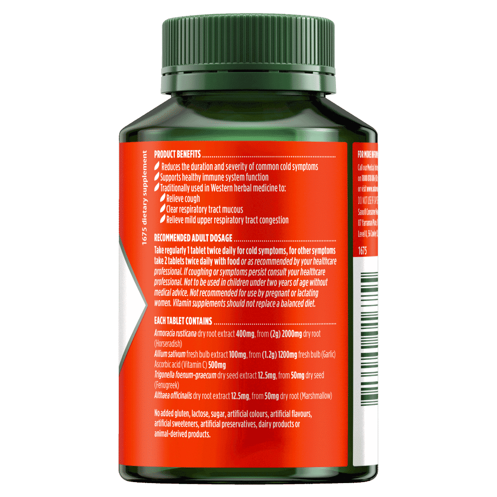Nature's Own Triple Strength Garlic + C, Horseradish 100 Tablets