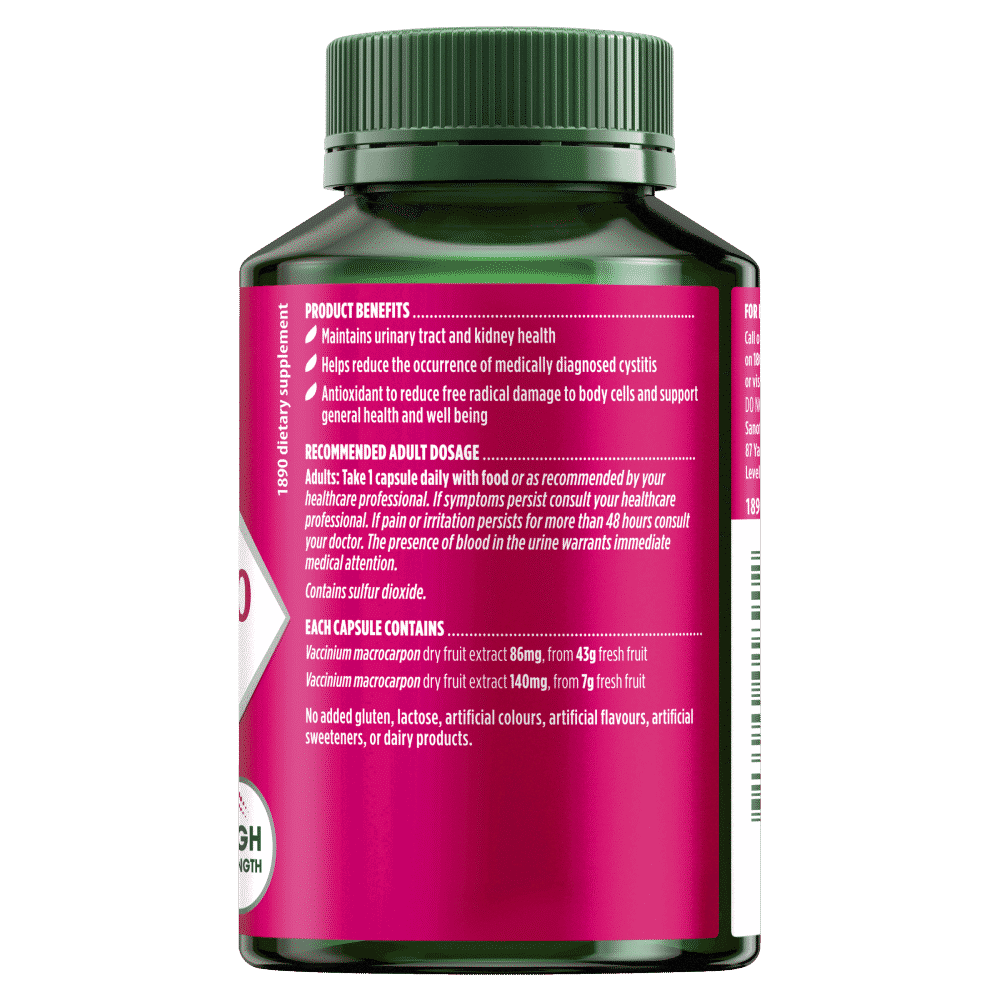 Nature's Own High Strength Cranberry 50000 90 Capsules