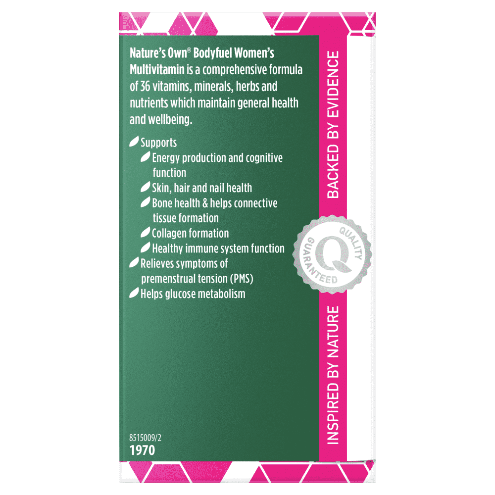 Nature's Own Bodyfuel Womens Multivitamin 60 Tablets