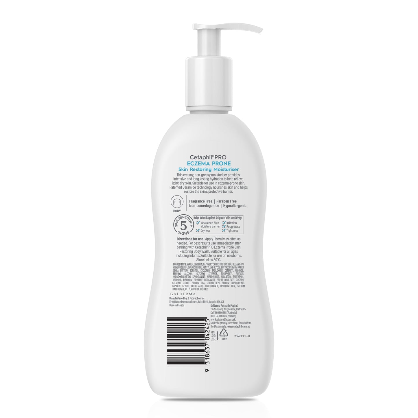 Cetaphil Pro Eczema Prone Skin Restoring Moisturiser 295ml