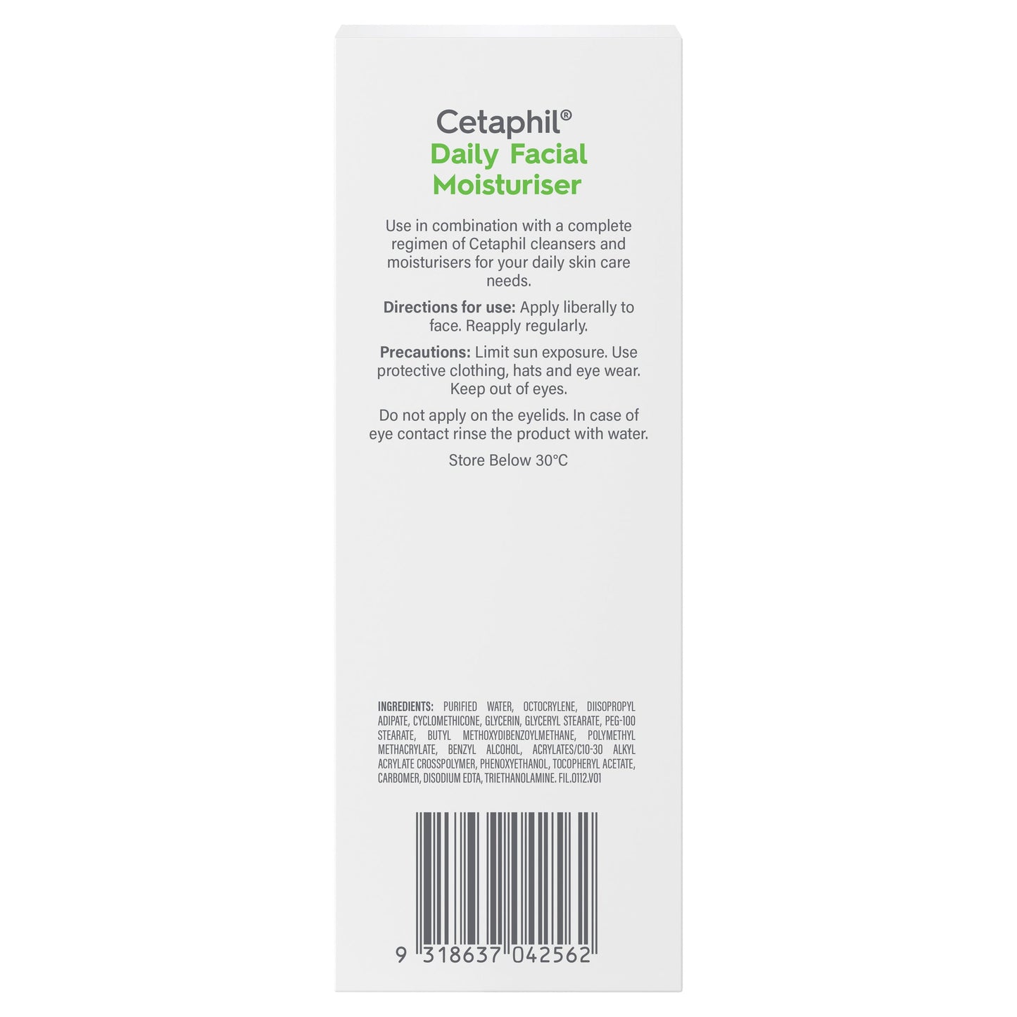 Cetaphil Daily Facial Moisturiser 118ml