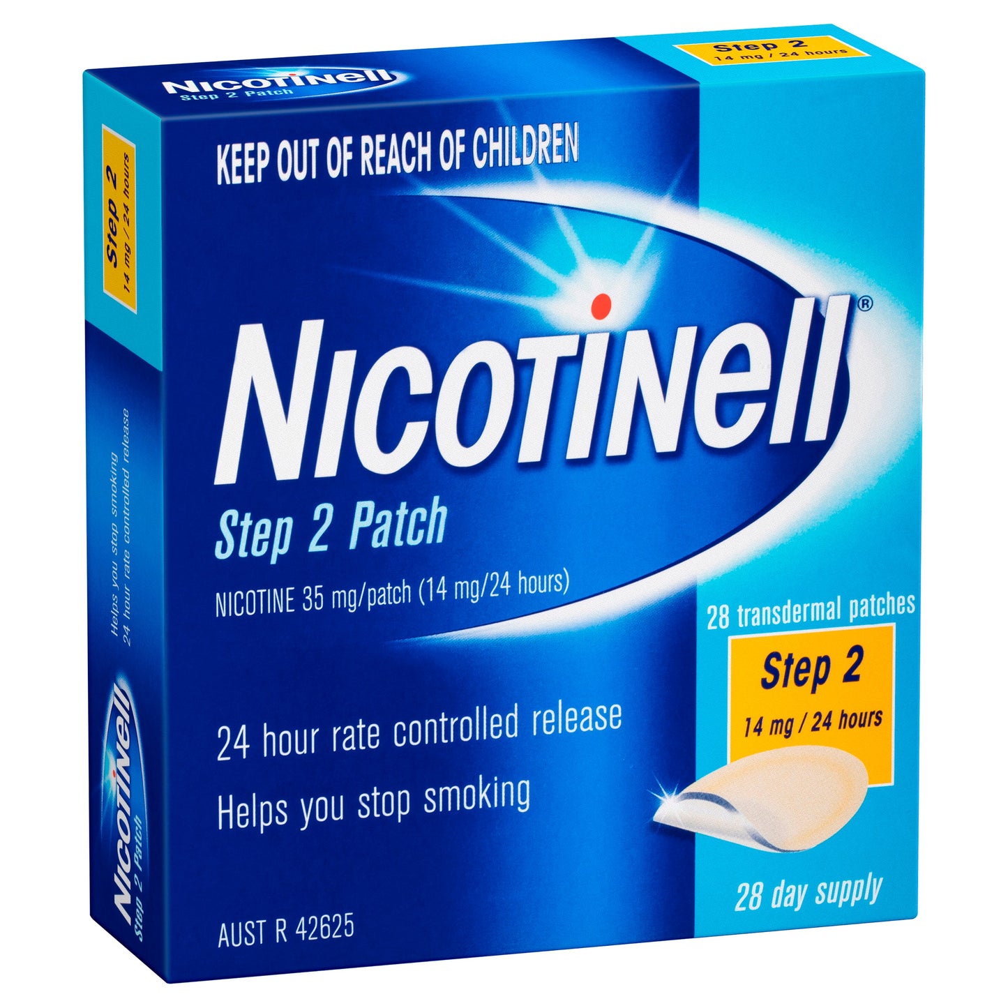 NICOTINELL STEP 2 PATCH 14MG 28PK