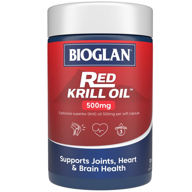 Bioglan Red Krill Oil 500mg 120 Soft Capsules