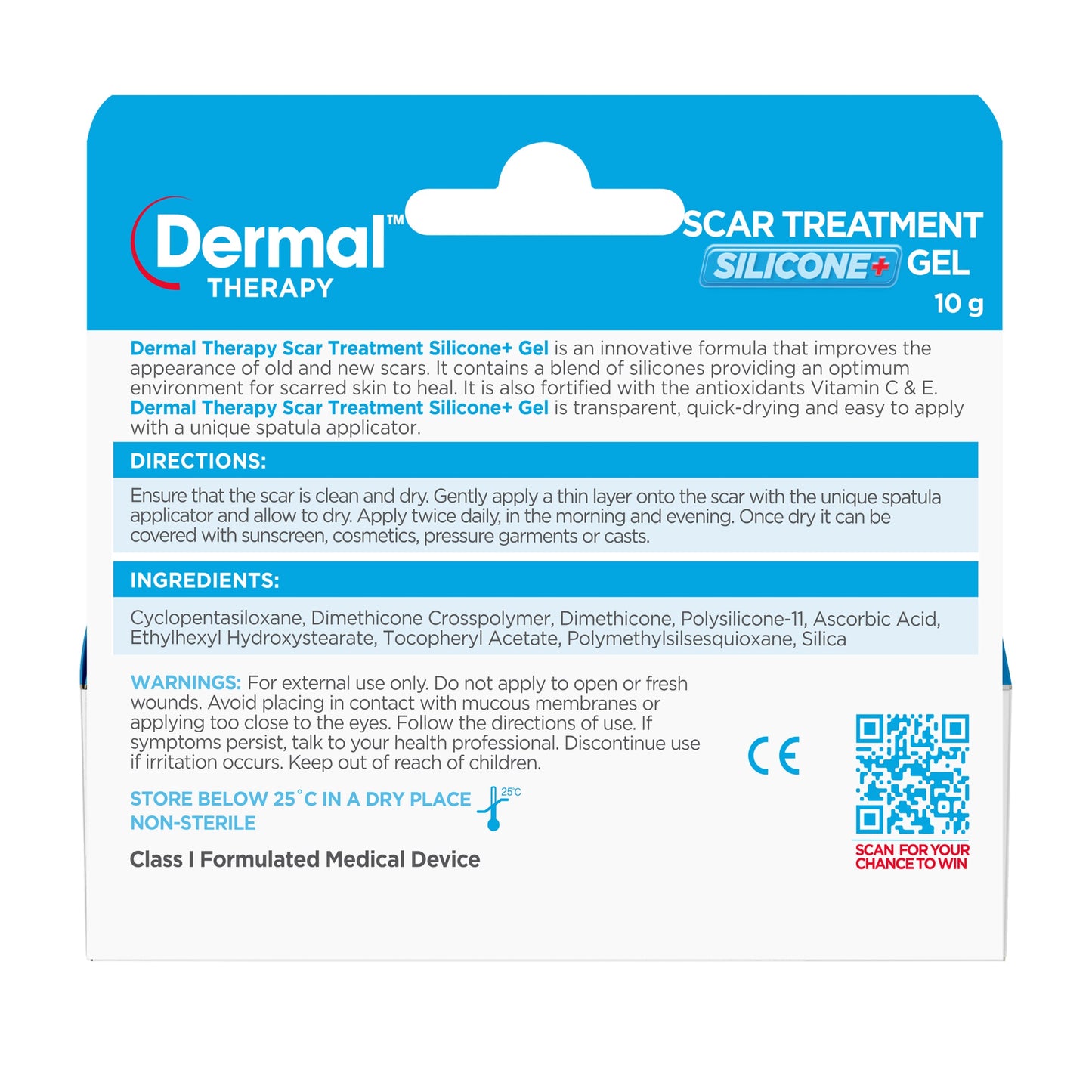 Dermal Therapy Scar Treatment Silicone+ Gel 10g