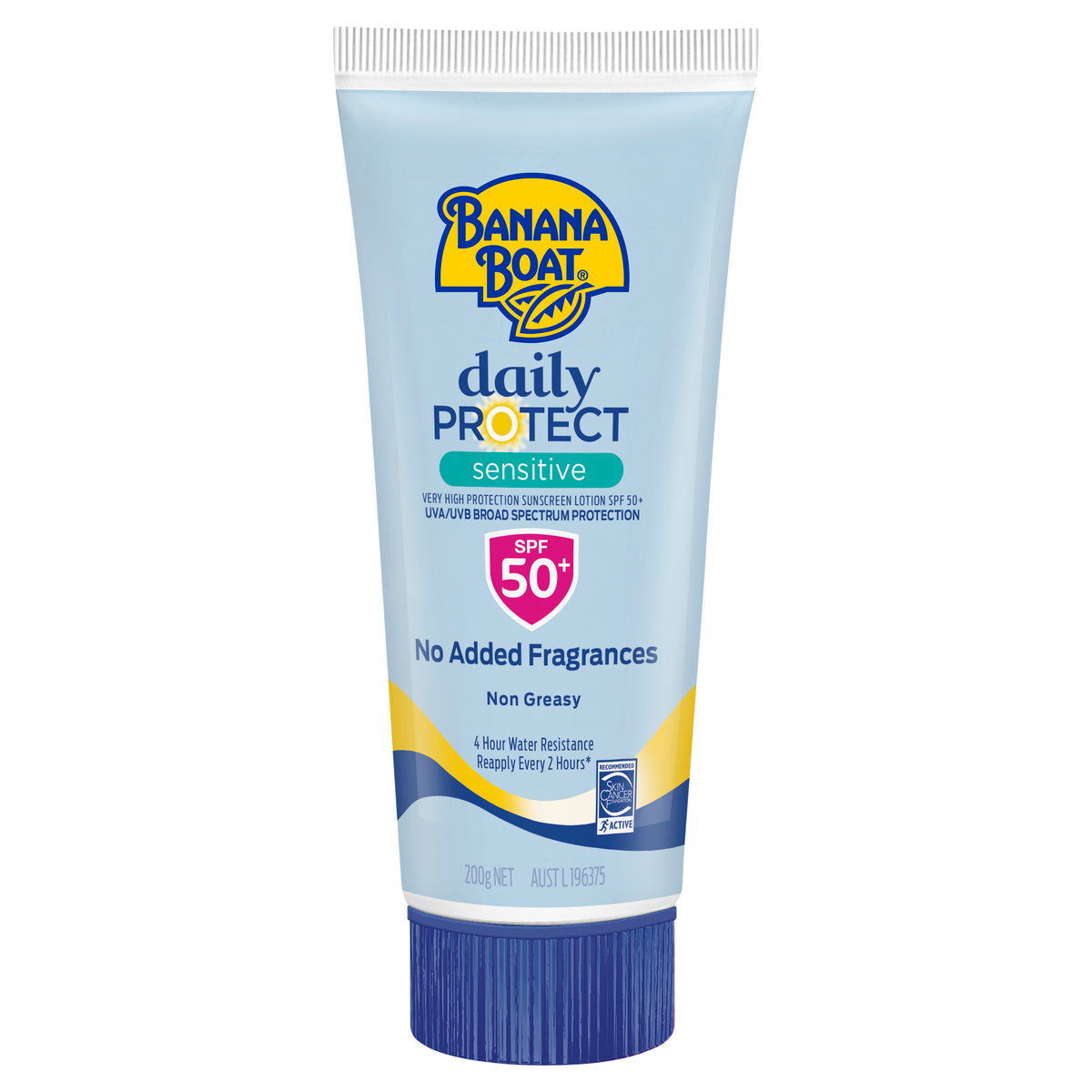 Banana Boat Daily Protect Sensitive Lotion SPF 50+ Tube 200g