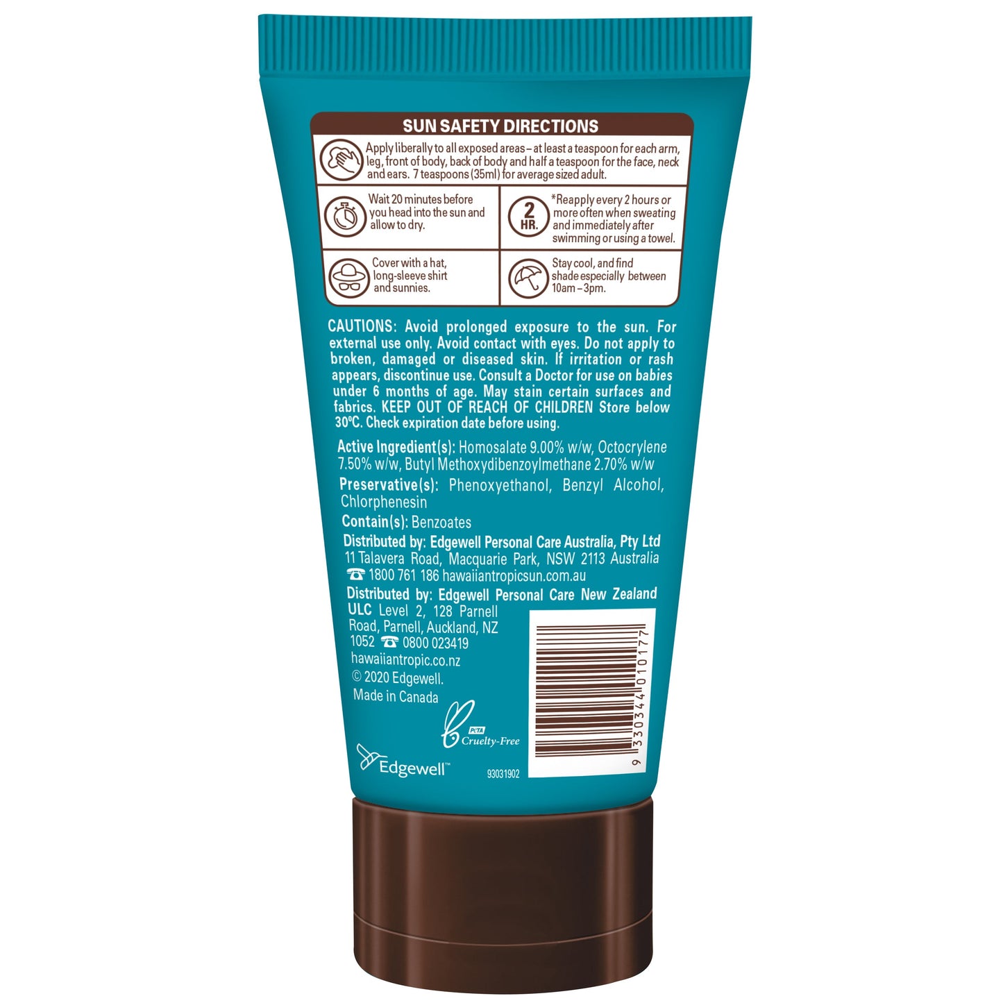 Hawaiian Tropic Island Sport SPF50+ Lotion 180ml