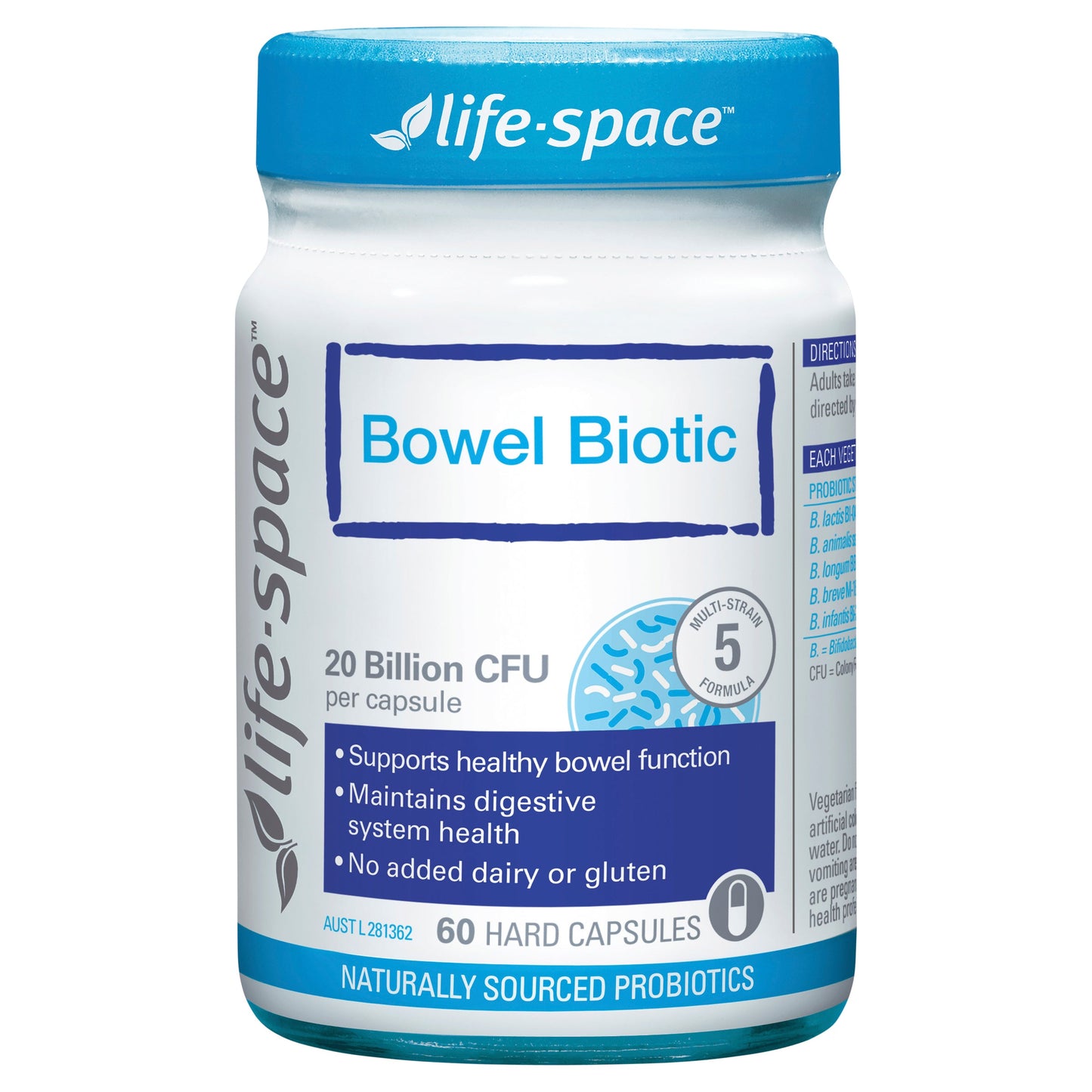 Life Space Bowel Biotic 60 Caps