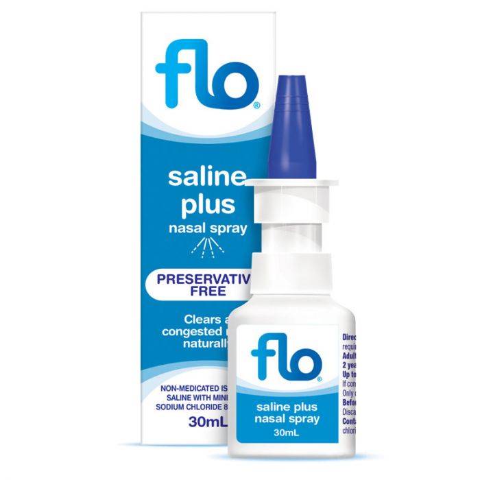 FLO Saline + Plus Nasal Spray 30ml