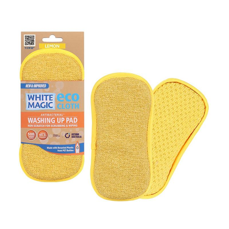 White Magic Washing Up Pad Lemon 1Pk(Pack of 7)