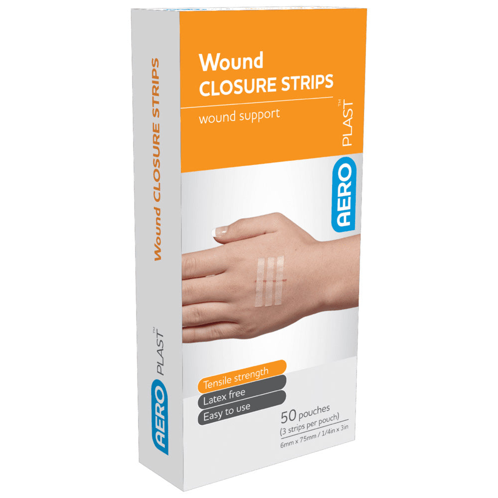 Aeroplast Wound Closure Strips 6 X 75mm 3 Strips Box of 50