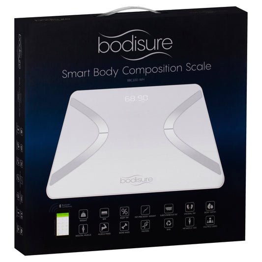 Bodisure Smart Body Composition Scale White