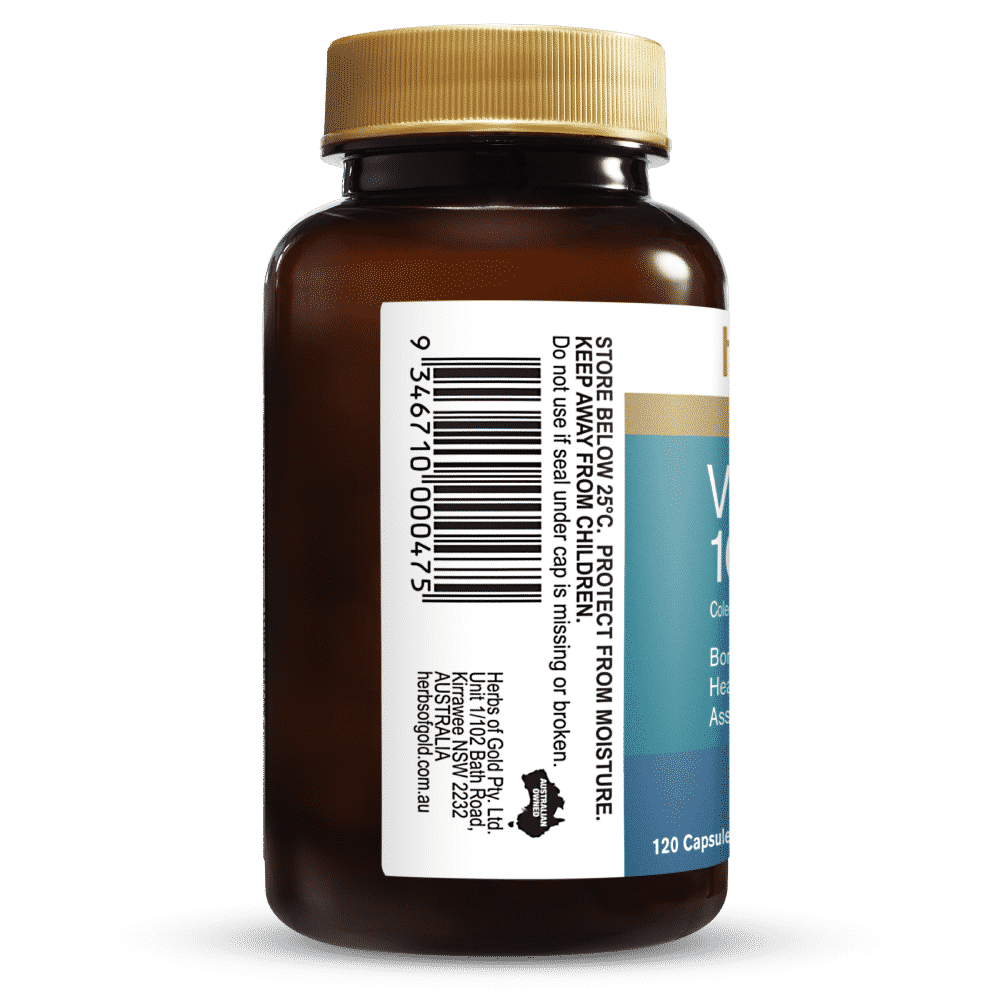 Herbs of Gold Vitamin D3 1000 120c