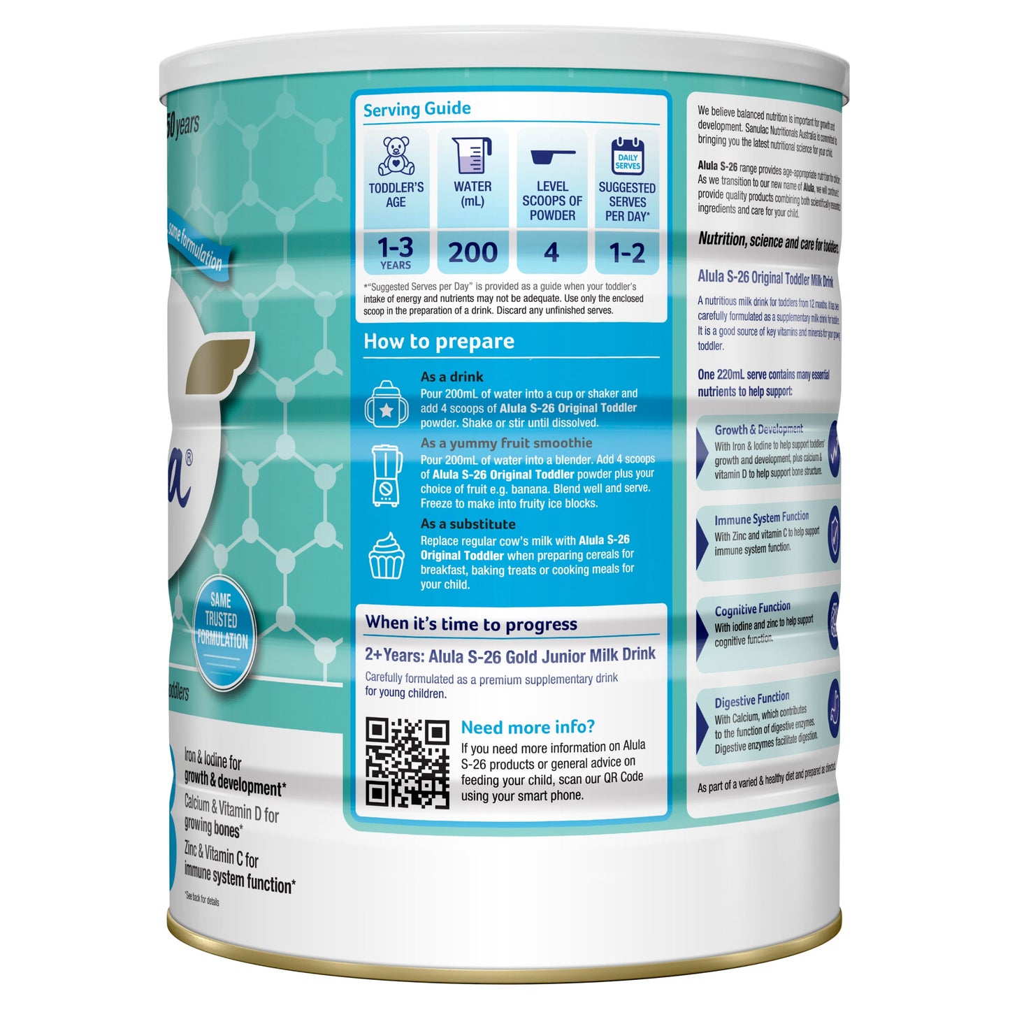 S26 Original Alula Toddler Milk Drink 900g