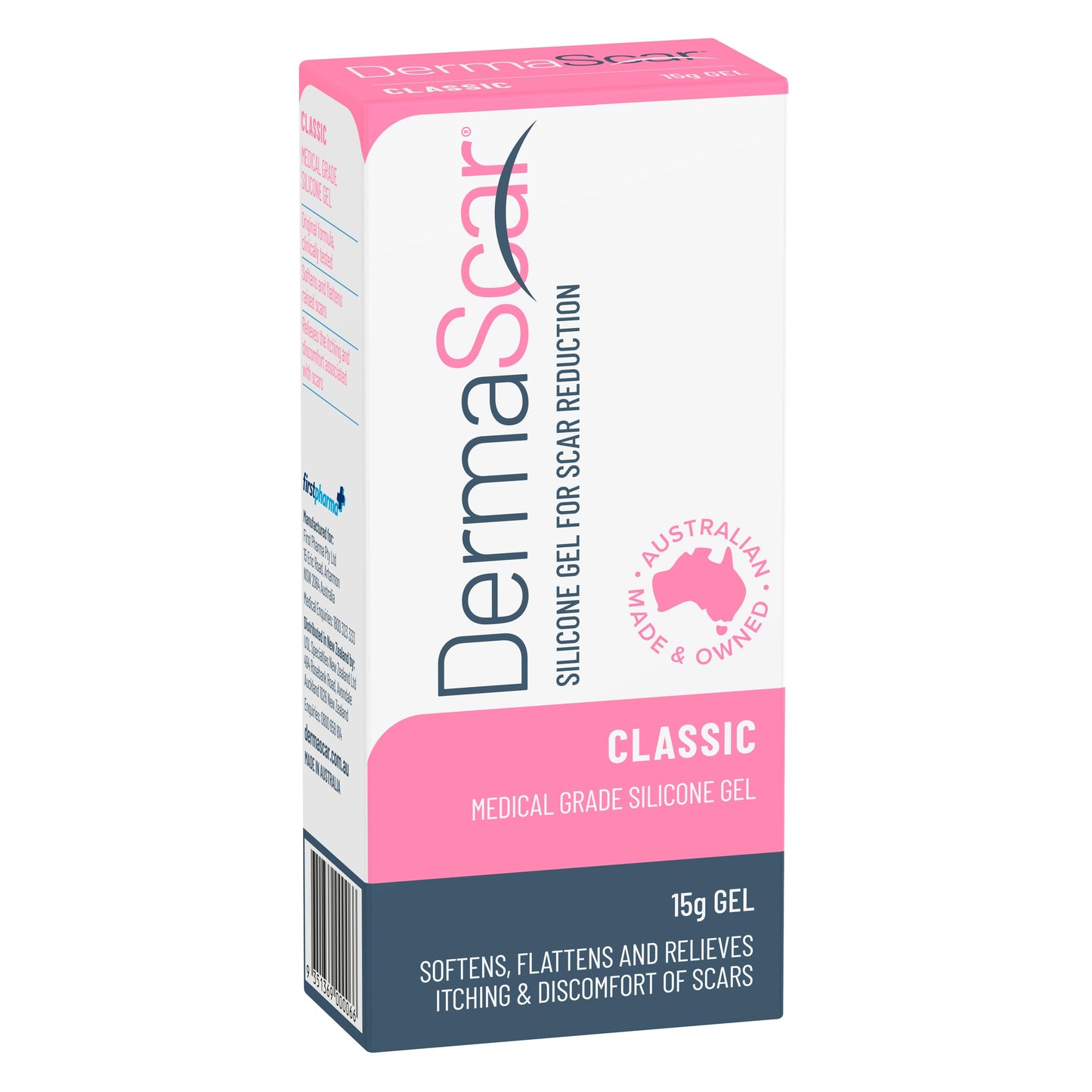 DermaScar Classic Silicone Gel for Scar Reduction 15g