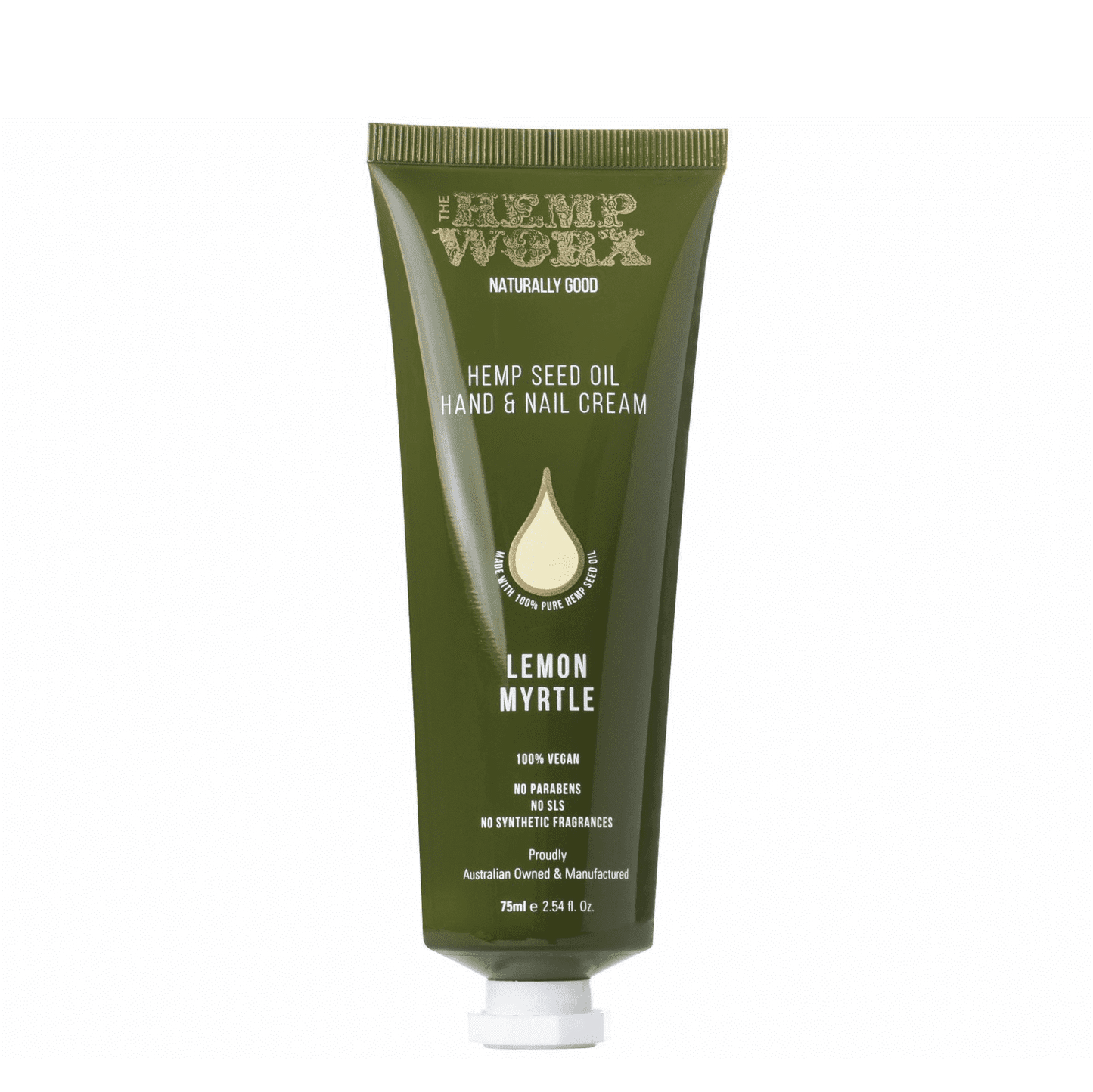 The Hemp Worx Lemon Myrtle Hand Cream 75ml