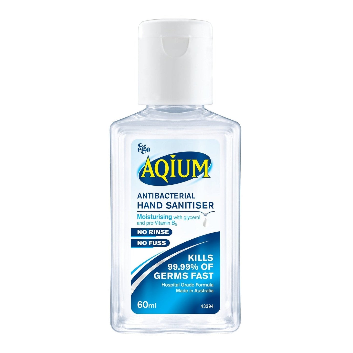 Ego Aqium Antibacterial Hand Sanitiser 60ml