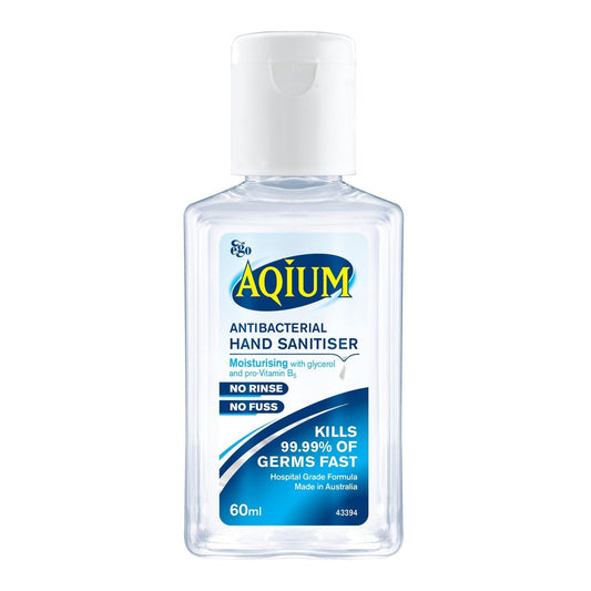 Ego Aqium Antibacterial Hand Sanitiser 60ml