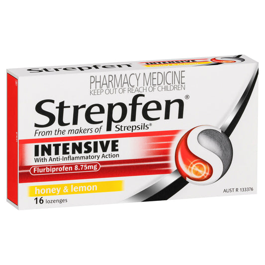 Strepfen Lozenges Intensive Honey & Lemon 16PK
