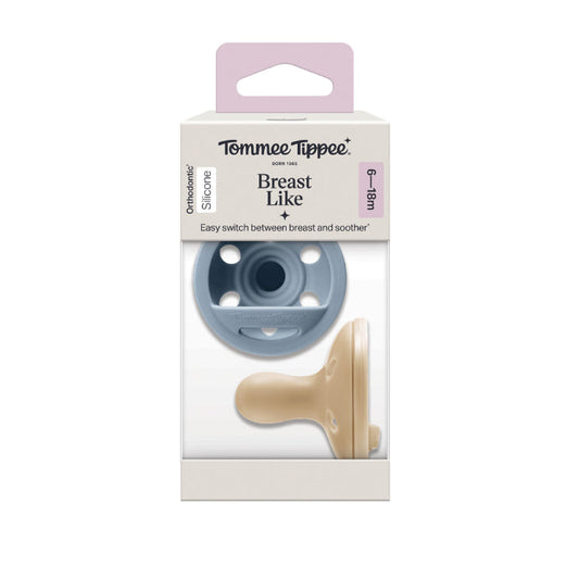 Tommee Tippee Breast Like Soother 6-18 Months 2 Pack
