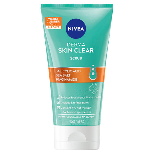 NIVEA Derma Skin Clear Scrub 150ml