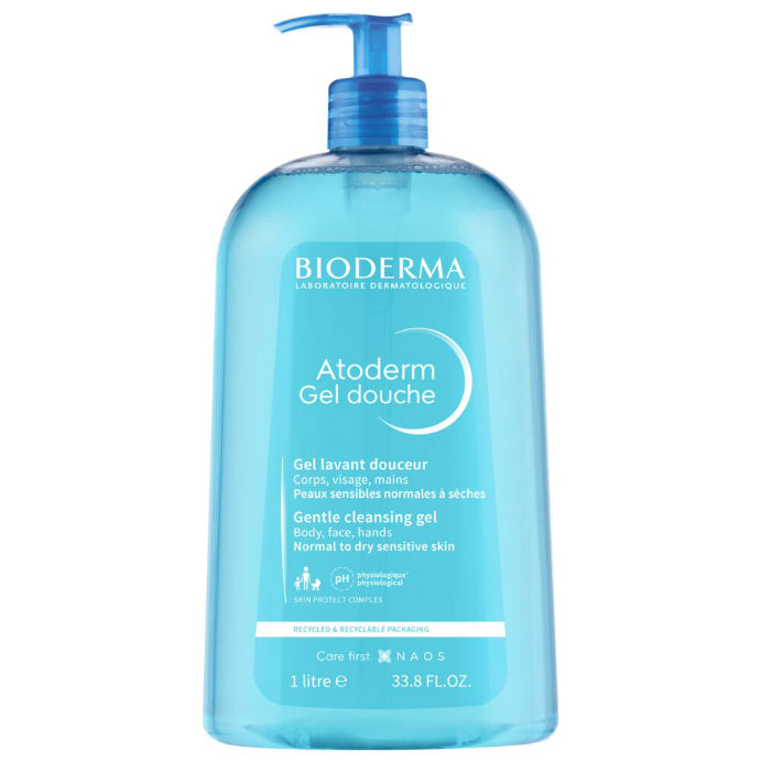 Bioderma Atoderm Gel Douche Shower Gel Cleanser 1l