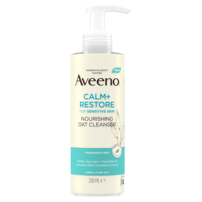 Aveeno Calm+restore Nourishing Oat Cleanser 200ml