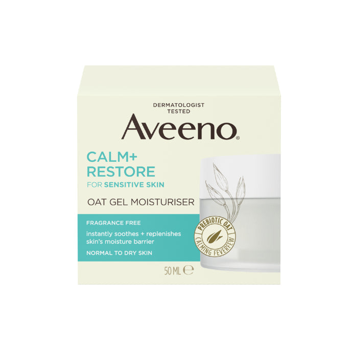 Aveeno Calm+restore Oat Gel Moisturiser 50ml