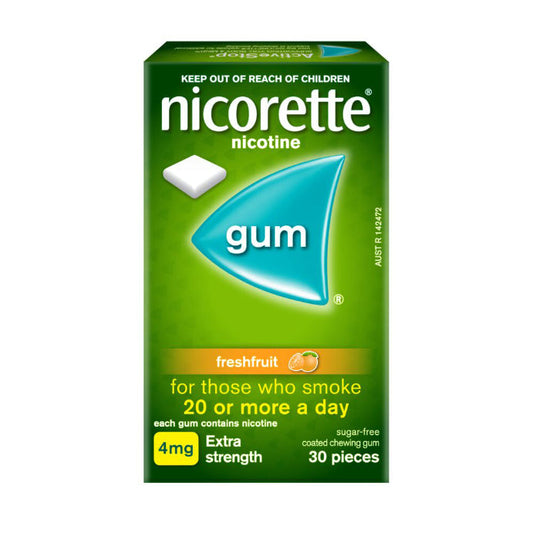 Nicorette Gum Freshfruit 4mg 30pk