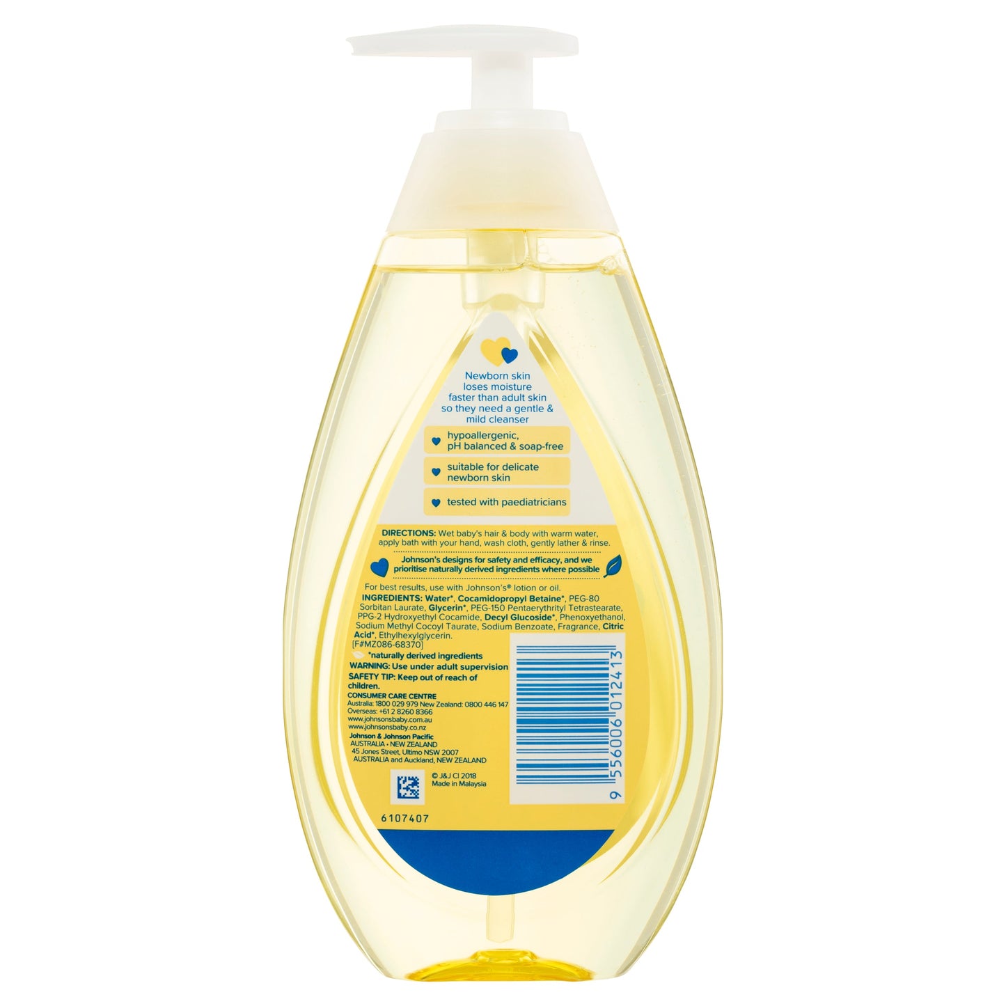 Johnson's Baby Top to Toe Bath 500ml