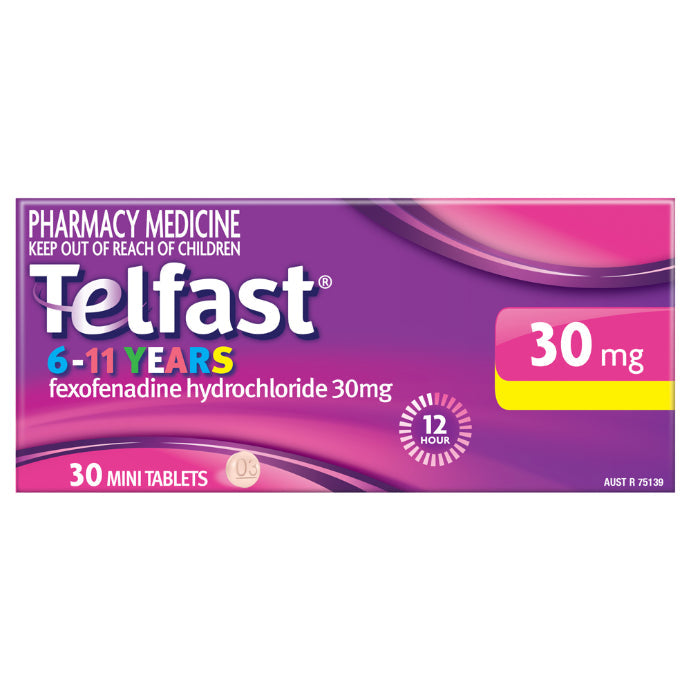 TELFAST 30mg 30 Tablets