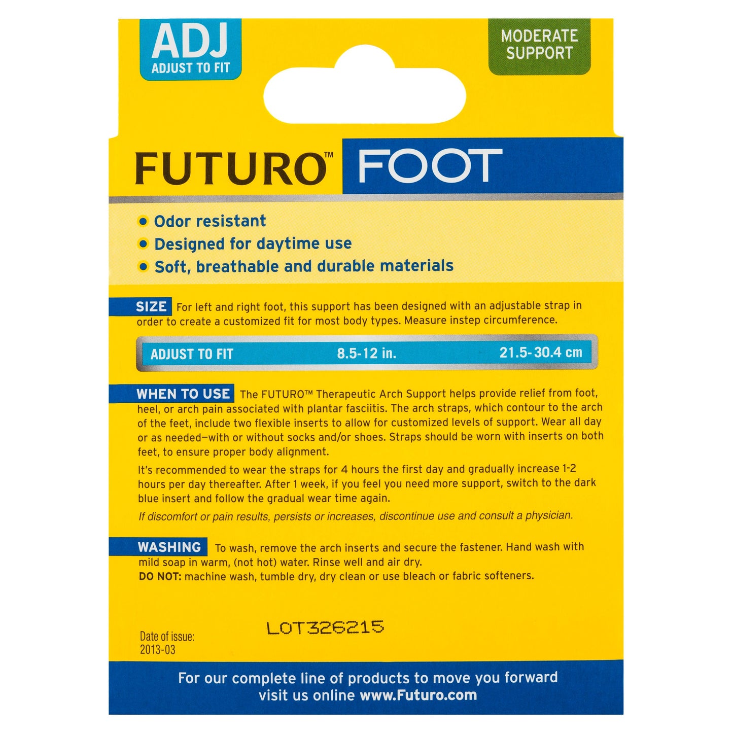 Futuro Therapeutic Arch Support