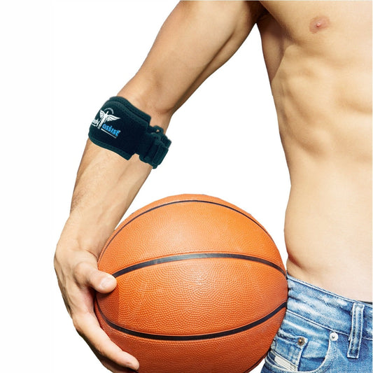 Body Assist Sports Tennis Elbow Band With Pressure Pad Blk One Size