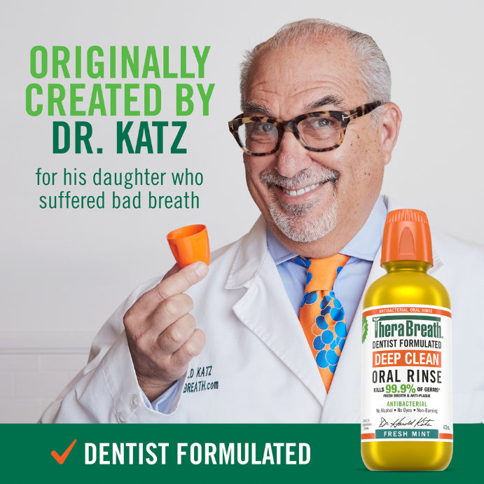 Therabreath Oral Rinse Deep Clean 473ml