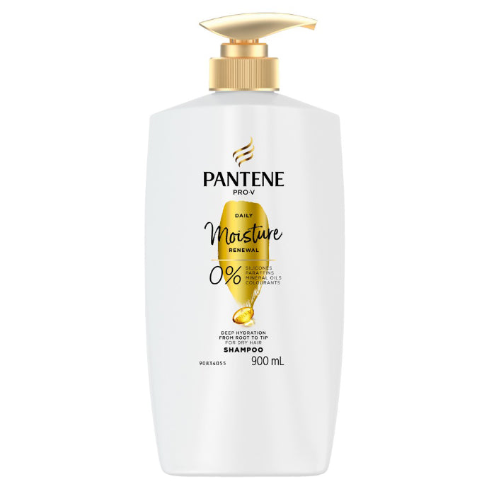 Pantene Daily Moisture Renewal Shampoo: Moisturising Shampoo for Dry Hair 900ml