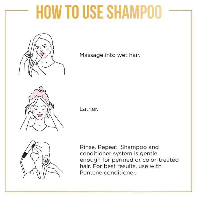 Pantene Daily Moisture Renewal Shampoo: Moisturising Shampoo for Dry Hair 900ml