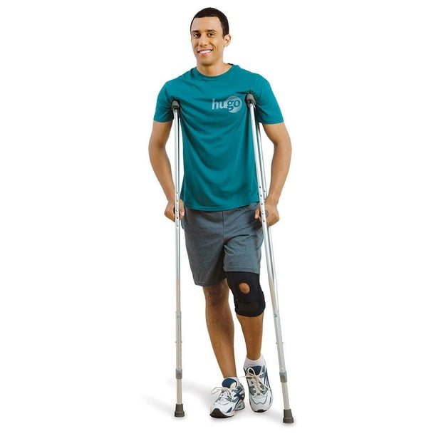 HUGO LIGHTWEIGHT ALUMINUM CRUTCHES - MEDIUM ADULT